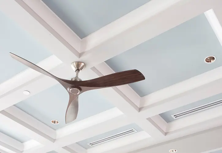 Ceiling fan installation by Milton Electrical Services