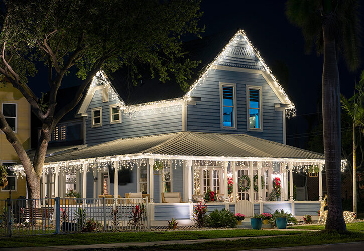 Christmas Holiday Light Hanging Installation and Replacement